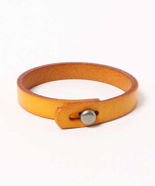 Fun & Daily（ファンアンドデイリー）の「F&D : Cow Leather Bracelet（ブレスレット・メンズ・ブラック/ブラウン/キャメル・FREE）」の4枚目の写真