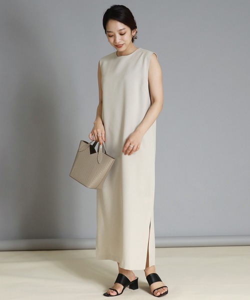 Tite In The Store ティテ インザ ストア の シャンブレー ストレッチ ノースリ ワンピース ワンピース Wear