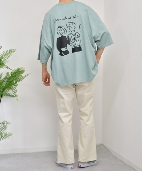 kutir（クティール）の「デニムフレアパンツ（その他パンツ・メンズ・オフホワイト/サックスブルー/インディゴブルー・SMALL/MEDIUM/LARGE）」の10枚目の写真