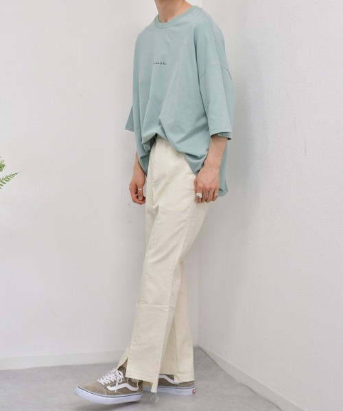 kutir（クティール）の「デニムフレアパンツ（その他パンツ・メンズ・オフホワイト/サックスブルー/インディゴブルー・SMALL/MEDIUM/LARGE）」の5枚目の写真