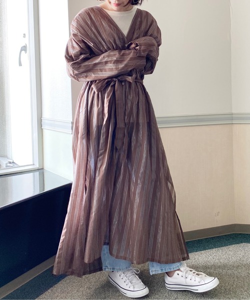 セール ラメストライプロングワンピース ワンピース Meli Rich メリーリッチ のファッション通販 Zozotown
