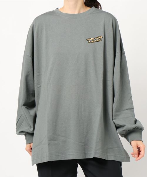 SpRay(スプレイ)の「キャロットファームBIG Tシャツ(Tシャツ/カットソー・レディース・オフホワイト/スミクロ/ライトベージュ/ブルー/ラベンダー・FREE)」の15枚目の写真
