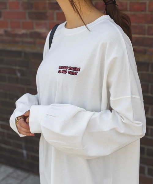 SpRay(スプレイ)の「キャロットファームBIG Tシャツ(Tシャツ/カットソー・レディース・オフホワイト/スミクロ/ライトベージュ/ブルー/ラベンダー・FREE)」の21枚目の写真