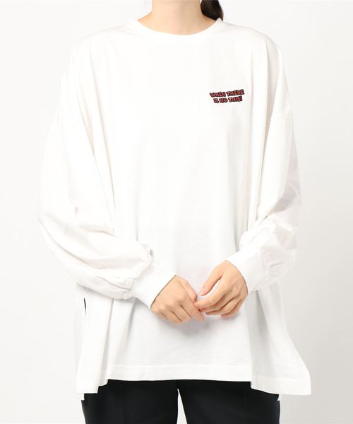 SpRay(スプレイ)の「キャロットファームBIG Tシャツ(Tシャツ/カットソー・レディース・オフホワイト/スミクロ/ライトベージュ/ブルー/ラベンダー・FREE)」の17枚目の写真