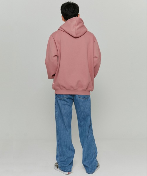 ISTKUNST(イストクンスト)の「【ISTKUNST】OVAL LOGO HOODIE / イストクンスト オーバル ロゴ フーディー(パーカー・メンズ・ベージュ/ブルー/チャコールグレー/ピンク・MEDIUM/LARGE)」の20枚目の写真