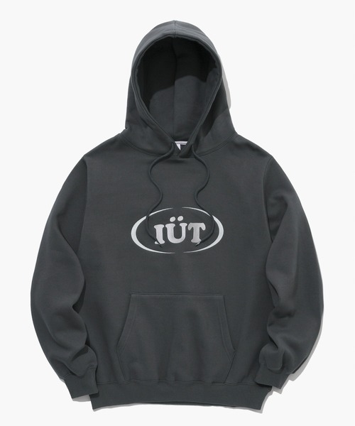 ISTKUNST(イストクンスト)の「【ISTKUNST】OVAL LOGO HOODIE / イストクンスト オーバル ロゴ フーディー(パーカー・メンズ・ベージュ/ブルー/チャコールグレー/ピンク・MEDIUM/LARGE)」の10枚目の写真