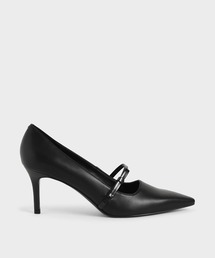 CHARLES & KEITH | メリージェーン スティレットヒールパンプス / Mary Jane Stiletto Heel Pumps(パンプス)