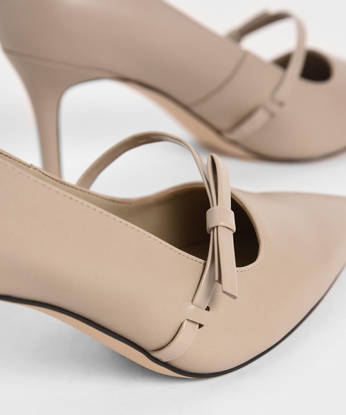 CHARLES & KEITH(チャールズ & キース)の「メリージェーン スティレットヒールパンプス / Mary Jane Stiletto Heel Pumps(パンプス・レディース・ブラック/ベージュ・22.5cm/23cm/23.5cm/24.5cm/25cm/25.5cm)」の15枚目の写真