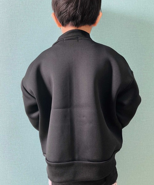 THE CASUAL（カジュアル）の「ビッグシルエット MA-1 ジャケット サンドイッチダンボール キッズ（MA-1・キッズ・カーキ/ベージュ/ブラック/ネイビー・150cm/110cm/140cm/120cm/160cm/130cm）」の13枚目の写真