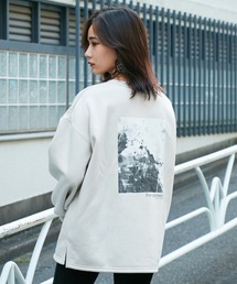 BARAK | 【ZOZOTOWN限定】裏起毛バックフォトプリントPO(Tシャツ/カットソー)