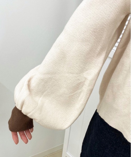apres jour(アプレジュール)の「刺繍ポロニット【ZOZOTOWN限定アイテム】(ニット/セーター・レディース・ブラック/モカ/ブラウン系その他・X-LARGE/フリー)」の9枚目の写真