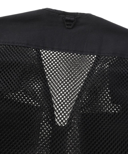 【セール】WASHED MESH VEST（ベスト）｜FIRST DOWN（ファーストダウン）