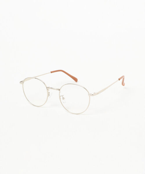 BEAMS BOY(ビームスボーイ)の「BEAMS BOY / 金属 細フレーム メガネ(メガネ・レディース・シルバー/ゴールド・ONE SIZE)」の3枚目の写真
