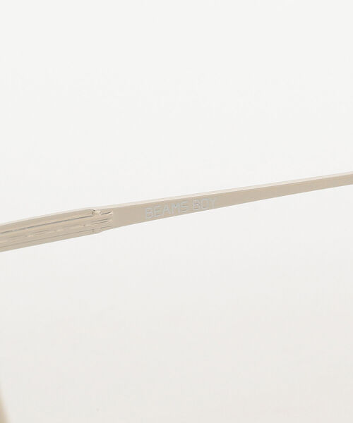 BEAMS BOY(ビームスボーイ)の「BEAMS BOY / 金属 細フレーム メガネ(メガネ・レディース・シルバー/ゴールド・ONE SIZE)」の4枚目の写真