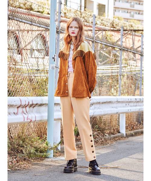 jouetie(ジュエティ)の「ウエスタンライクジャケット(シャツ/ブラウス・レディース・パープル/ブラック/ブラウン・MEDIUM)」の11枚目の写真