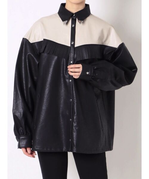 jouetie(ジュエティ)の「ウエスタンライクジャケット(シャツ/ブラウス・レディース・パープル/ブラック/ブラウン・MEDIUM)」の21枚目の写真