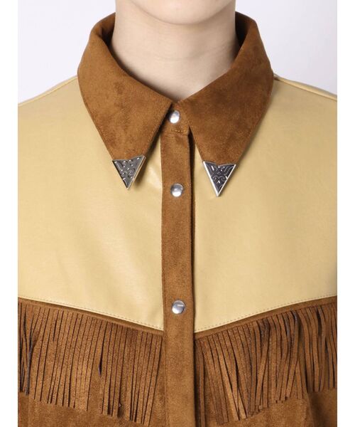 jouetie(ジュエティ)の「ウエスタンライクジャケット(シャツ/ブラウス・レディース・パープル/ブラック/ブラウン・MEDIUM)」の17枚目の写真