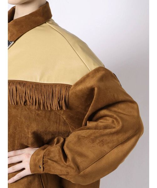 jouetie(ジュエティ)の「ウエスタンライクジャケット(シャツ/ブラウス・レディース・パープル/ブラック/ブラウン・MEDIUM)」の18枚目の写真