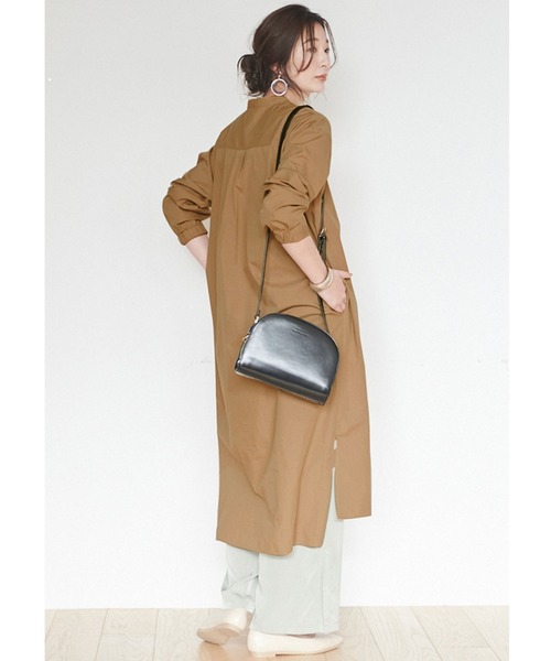 フェリシモMama(フェリシモママ)の「【たまごクラブ掲載】Moredde マタニティ・産後使える ママによりそう無地ワンピースパジャマ/マタニティパジャマ(マタニティウェア/グッズ・レディース・ベージュ/ネイビー/ホワイト/ブラウン系その他/ラベンダー・MEDIUM/LARGE/X-LARGE)」の9枚目の写真