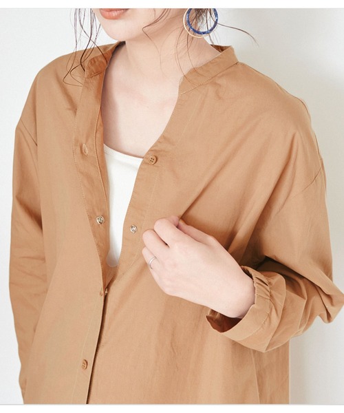 フェリシモMama(フェリシモママ)の「【たまごクラブ掲載】Moredde マタニティ・産後使える ママによりそう無地ワンピースパジャマ/マタニティパジャマ(マタニティウェア/グッズ・レディース・ベージュ/ネイビー/ホワイト/ブラウン系その他/ラベンダー・MEDIUM/LARGE/X-LARGE)」の13枚目の写真