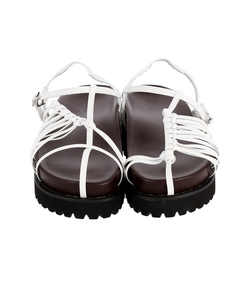 G.V.G.V.（ジーヴィージーヴィー）の「ASYMMETRY THIN STRAP SANDAL（サンダル・レディース・ブラック/ブルー/ホワイト/カーキ・M/L/S）」の13枚目の写真