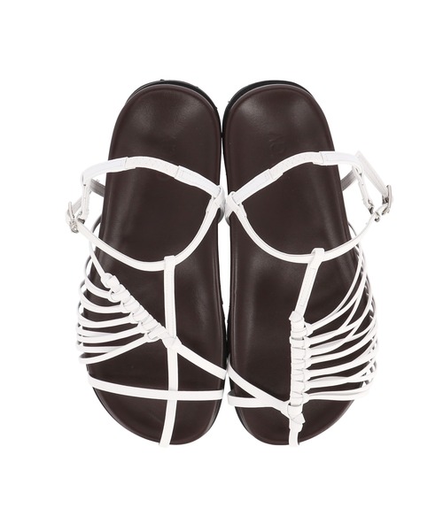 G.V.G.V.（ジーヴィージーヴィー）の「ASYMMETRY THIN STRAP SANDAL（サンダル・レディース・ブラック/ブルー/ホワイト/カーキ・M/L/S）」の22枚目の写真