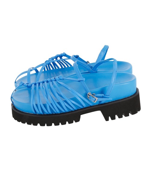 G.V.G.V.（ジーヴィージーヴィー）の「ASYMMETRY THIN STRAP SANDAL（サンダル・レディース・ブラック/ブルー/ホワイト/カーキ・M/L/S）」の21枚目の写真