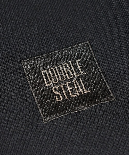 DOUBLE STEAL（ダブルスティール）の「mini BOX LOGO　半袖Tシャツ（Tシャツ/カットソー・メンズ・サンドベージュ/ホワイト×ブラック/ブラック系その他/ベージュ系その他/ホワイト×エメラルドグリーン/ブラック系その他2・MEDIUM/LARGE/X-LARGE/XX-LARGE）」の8枚目の写真