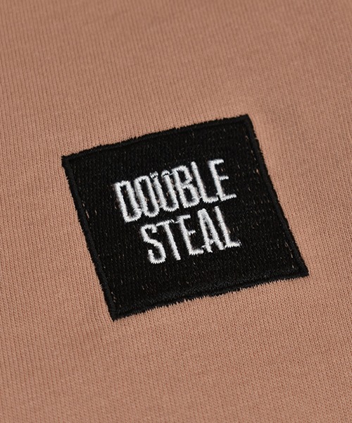 DOUBLE STEAL（ダブルスティール）の「mini BOX LOGO　半袖Tシャツ（Tシャツ/カットソー・メンズ・サンドベージュ/ホワイト×ブラック/ブラック系その他/ベージュ系その他/ホワイト×エメラルドグリーン/ブラック系その他2・MEDIUM/LARGE/X-LARGE/XX-LARGE）」の14枚目の写真