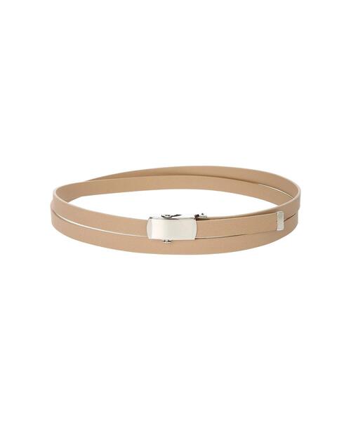 koe（コエ）の「細ガチャベルト＊（ベルト・レディース・ベージュ/ブラウン/ブラック・FREE）」の5枚目の写真