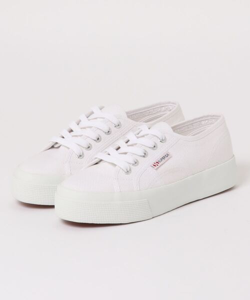 SUPERGA（スペルガ）の「《SUPERGA》2730-COTU（スニーカー・メンズ・ホワイト/ブラック・37/38/39/36/35/42/41/40/43）」の2枚目の写真