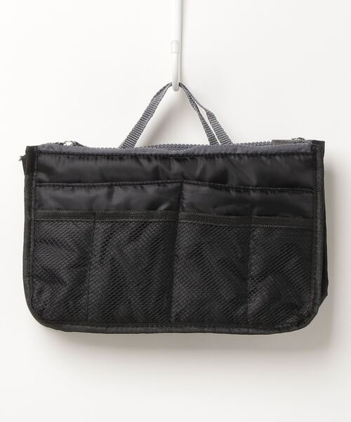 SFW（エスエフダブリュー）の「たっぷり収納！バッグインバッグ（エコバッグ/サブバッグ・レディース・ブラック/グレー/レッド/ブルー/グリーン・FREE）」の2枚目の写真
