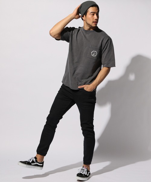 BAYFLOW（ベイフロー）の「スノーウォッシュインレイハーフスリーブ（Tシャツ/カットソー・メンズ・ベージュ/オレンジ/セージグリーン/ライラック/チャコール・SMALL/MEDIUM/LARGE/X-LARGE）」の22枚目の写真