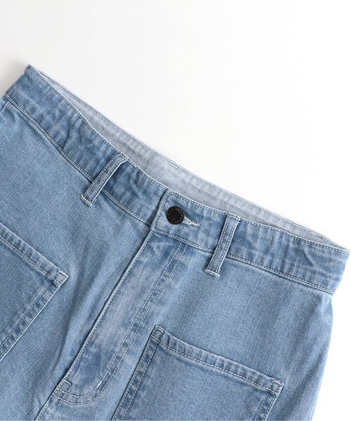 Otonato（オトナト）の「フレアデニムパンツ_ママ【親子でおそろいリンクコーデ】（その他パンツ・キッズ・ネイビー/サックスブルー・MEDIUM）」の9枚目の写真