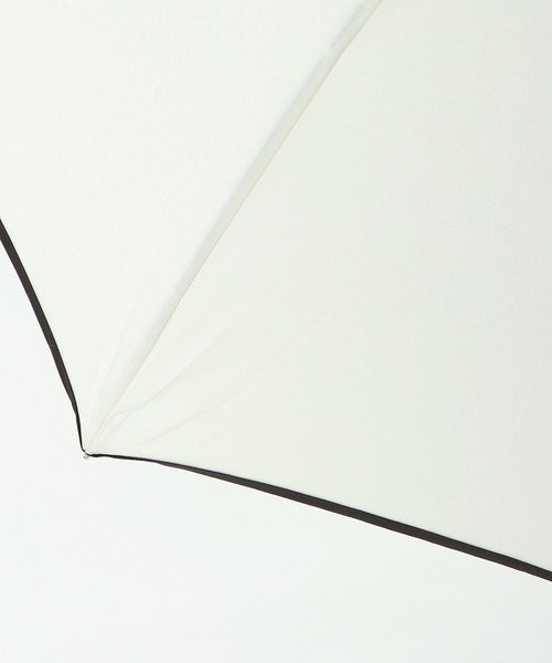 LBC(エルビーシー)の「日傘 長傘 無地xパイピング(長傘・レディース・パープル/オフホワイト/ブラック/ネイビー・FREE)」の9枚目の写真