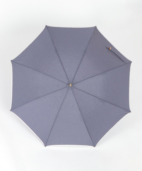 LBC(エルビーシー)の「日傘 長傘 無地xパイピング(長傘・レディース・パープル/オフホワイト/ブラック/ネイビー・FREE)」の14枚目の写真