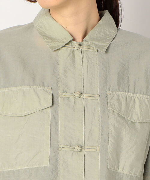 fredy repit（フレディレピ）の「シアーシャツブルゾン（ブルゾン・レディース・オフホワイト/オレンジ/ライトグリーン・38）」の14枚目の写真