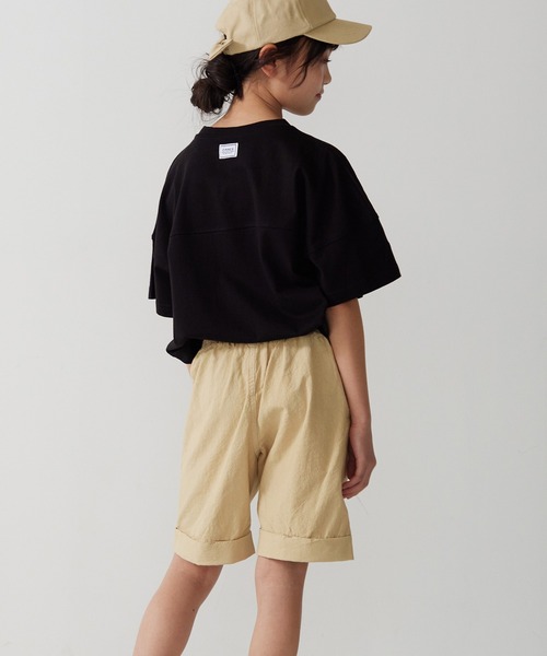 OMNES Another Edition（オムネス アナザーエディション）の「キッズ製品染めコットンイージーパンツ（その他パンツ・キッズ・モカ/カーキ/ミント/ブラック/ベージュ・120/100/130/110/140）」の14枚目の写真