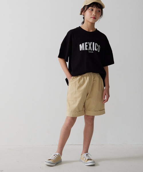 OMNES Another Edition（オムネス アナザーエディション）の「キッズ製品染めコットンイージーパンツ（その他パンツ・キッズ・モカ/カーキ/ミント/ブラック/ベージュ・120/100/130/110/140）」の15枚目の写真