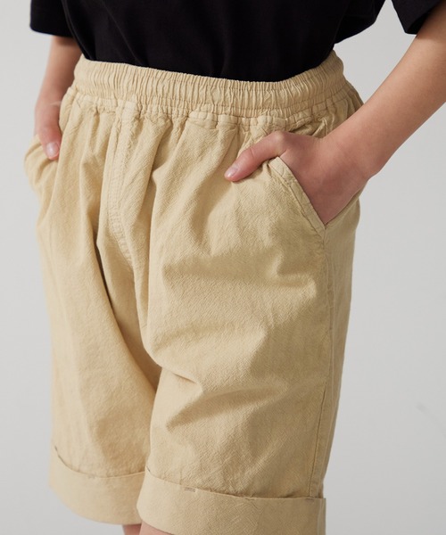 OMNES Another Edition（オムネス アナザーエディション）の「キッズ製品染めコットンイージーパンツ（その他パンツ・キッズ・モカ/カーキ/ミント/ブラック/ベージュ・120/100/130/110/140）」の20枚目の写真