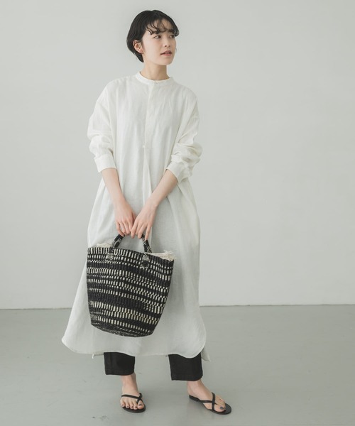 かぐれ（カグレ）の「リネンシャツワンピース（ワンピース）」 - WEAR