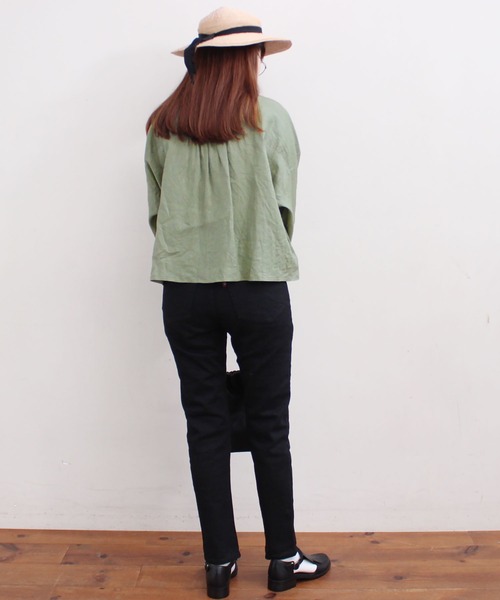 fig London - リネン衿つきブラウス fig London - リネン衿つきブラウスの通販 by koko shop｜フィグ