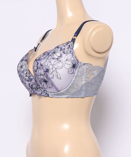 ravime（ラヴィミー）の「リュミエール デュベタッチ ブラ(Ｆカップ)（ブラジャー・レディース・ダークブラウン/ネイビー/ピンク・F65/F70/F75）」の5枚目の写真