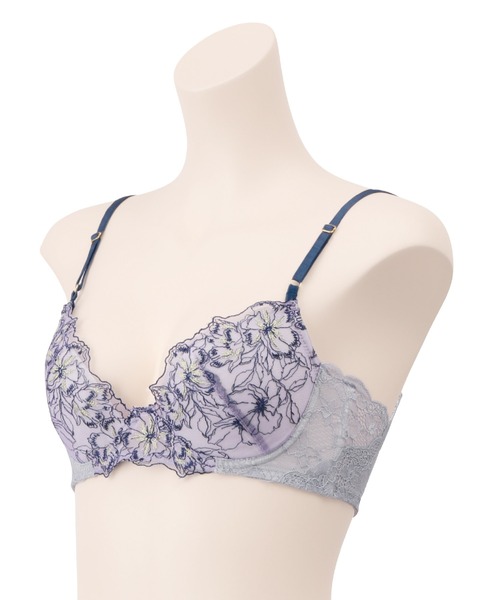 ravime（ラヴィミー）の「リュミエール デュベタッチ ブラ(Ｆカップ)（ブラジャー・レディース・ダークブラウン/ネイビー/ピンク・F65/F70/F75）」の16枚目の写真