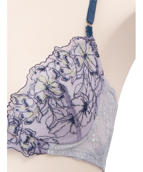 ravime（ラヴィミー）の「リュミエール デュベタッチ ブラ(Ｆカップ)（ブラジャー・レディース・ダークブラウン/ネイビー/ピンク・F65/F70/F75）」の14枚目の写真