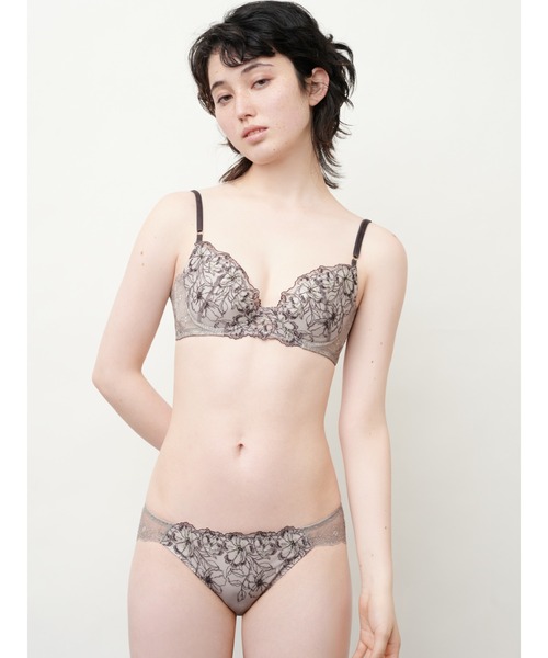 ravime（ラヴィミー）の「リュミエール デュベタッチ ブラ(Ｆカップ)（ブラジャー・レディース・ダークブラウン/ネイビー/ピンク・F65/F70/F75）」の15枚目の写真