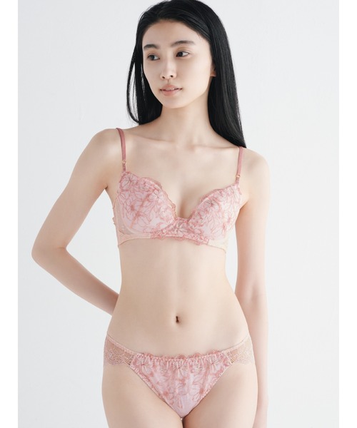 ravime（ラヴィミー）の「リュミエール デュベタッチ ブラ(Ｆカップ)（ブラジャー・レディース・ダークブラウン/ネイビー/ピンク・F65/F70/F75）」の6枚目の写真