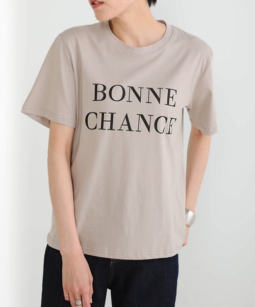 BONNE CHANCE Tシャツ（Tシャツ/カットソー）｜Bou Jeloud