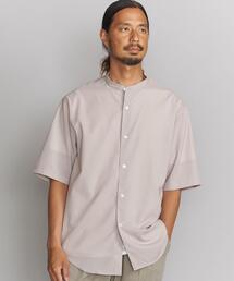 BEAUTY&YOUTH UNITED ARROWS | BY T/W ソリッド バンドカラー テーパード シャツ(シャツ/ブラウス)