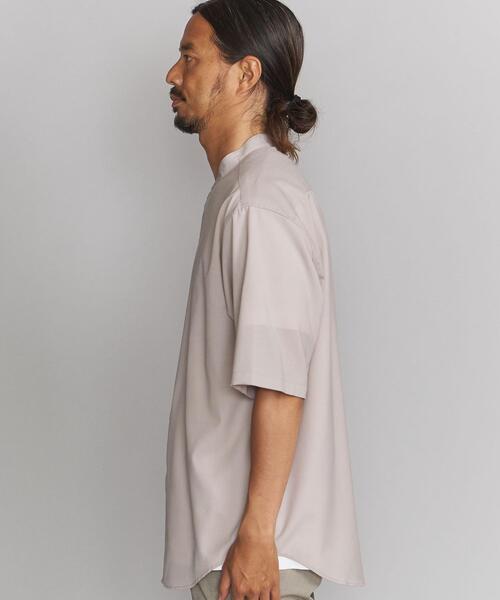 BEAUTY&YOUTH UNITED ARROWS(ビューティーアンドユースユナイテッドアローズ)の「BY T/W ソリッド バンドカラー テーパード シャツ(シャツ/ブラウス・メンズ・ベージュ/コバルトブルー・SMALL/MEDIUM/LARGE/X-LARGE)」の11枚目の写真